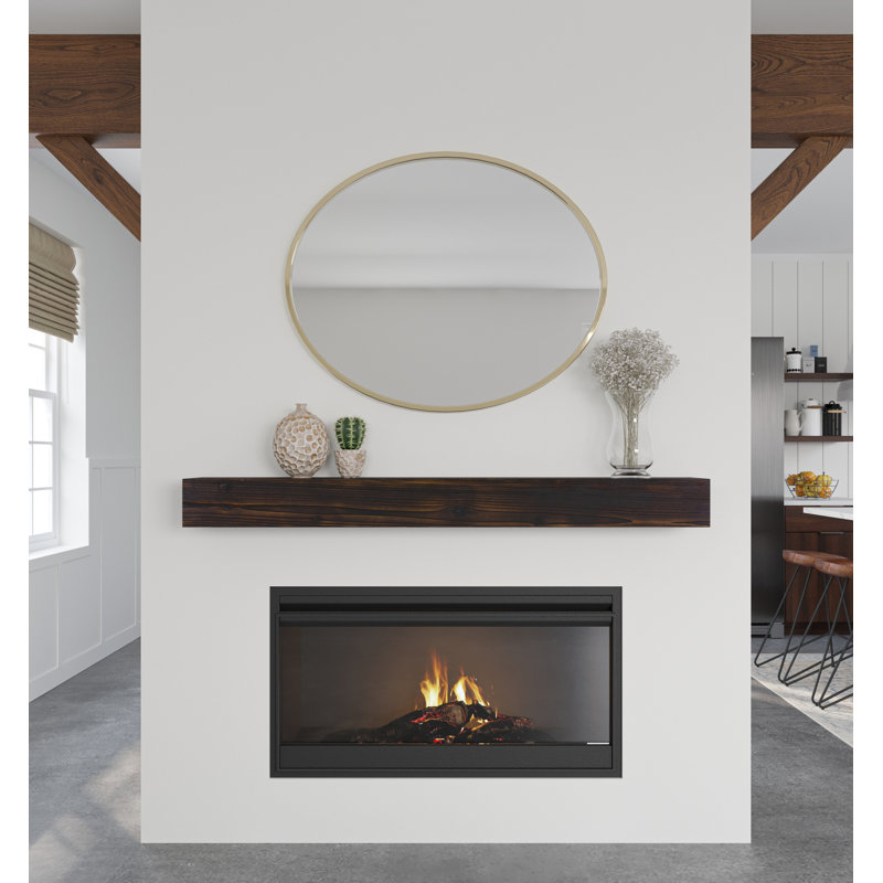 Dogberry Collections Weathered Beam Mantel Shelf & Reviews Wayfair